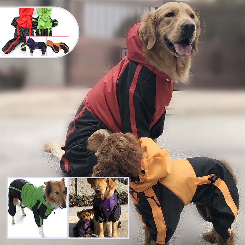 Velora Pets waterproof dog raincoat for UK winter walks