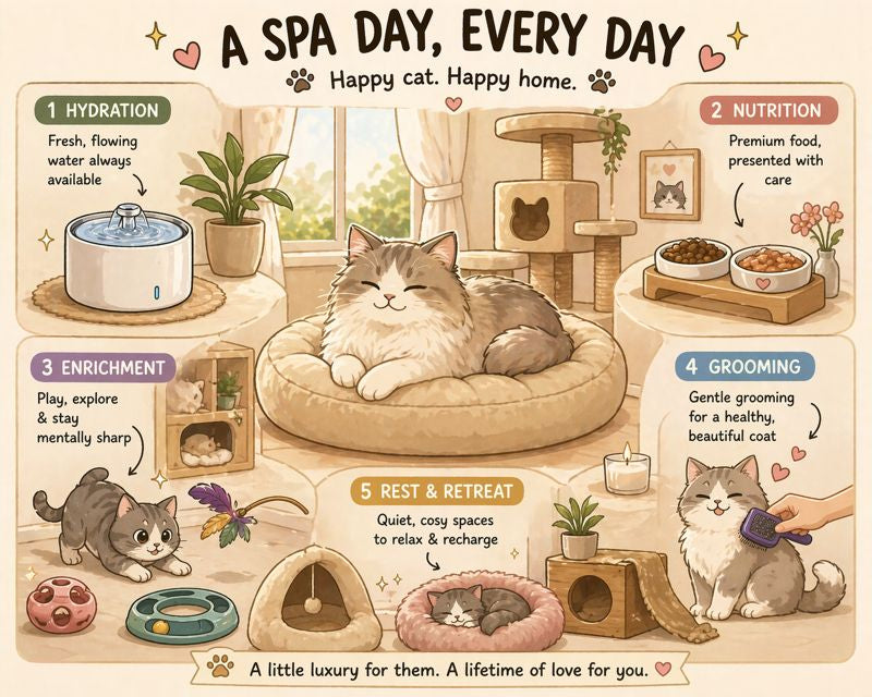 How to Create a Spa-Like Environment for Your Cat at Home