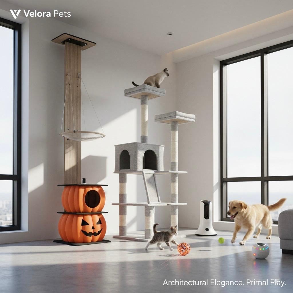 Active Play & Feline Estates: Where Elegance Meets Instinct