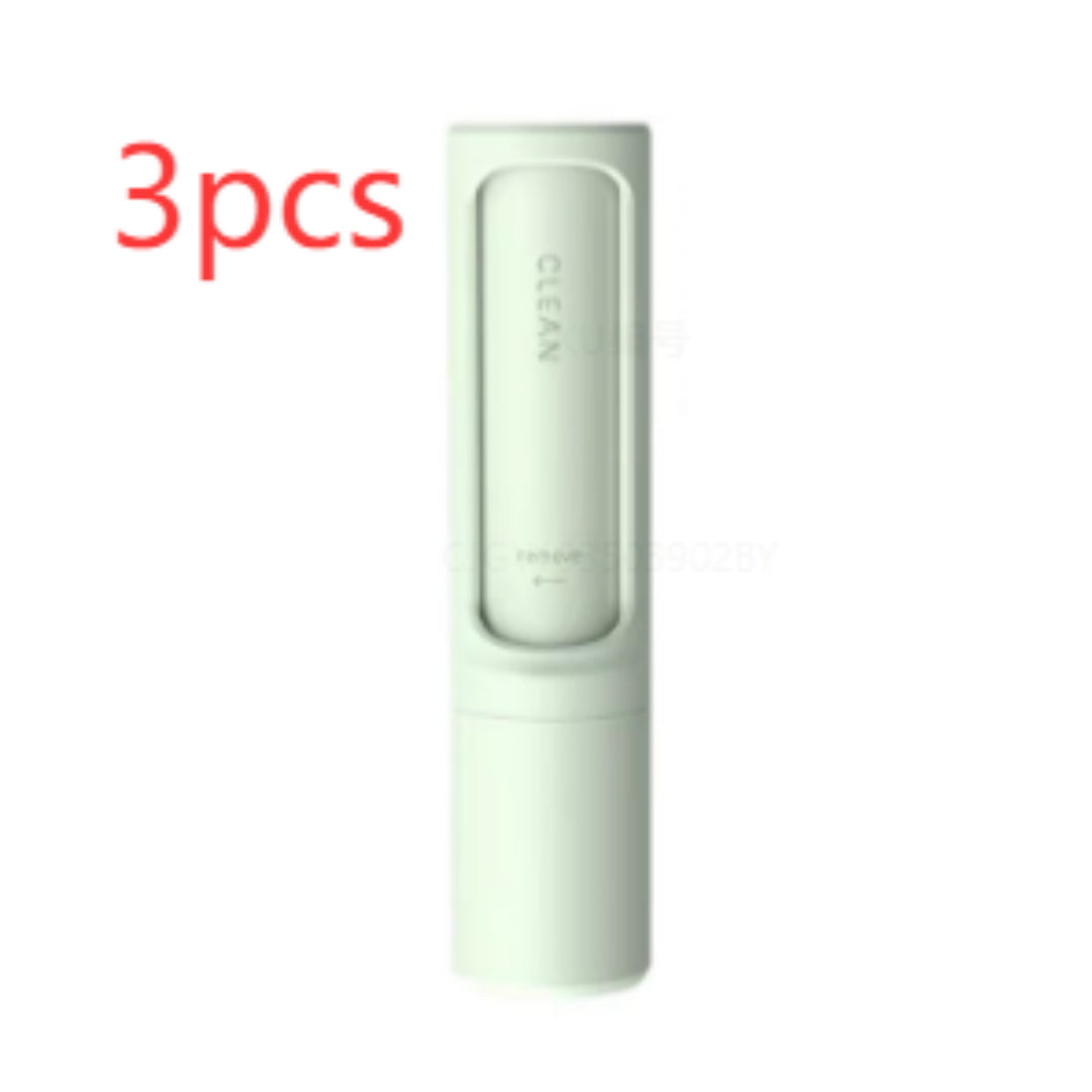 The Velora 2-in-1: Stay Sharp, Stay Hair-Free! 2-1 Reusable Pet Hair Remover Brush Lint Roller Portable Effective Self Cleaning Tool for Cat Dog Fur Hair Dust Removal Brush