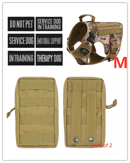 Professional Grade: The Velora Tactical K9 Command Vest! Military Tactical Dog Harness German Shepherd Adjustable Pet Dog Back