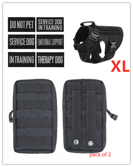 Professional Grade: The Velora Tactical K9 Command Vest! Military Tactical Dog Harness German Shepherd Adjustable Pet Dog Back