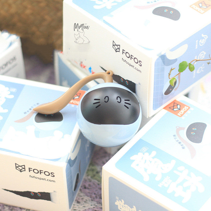 Pet  LED Smart  Interactive Colorful LED Rotating Ball