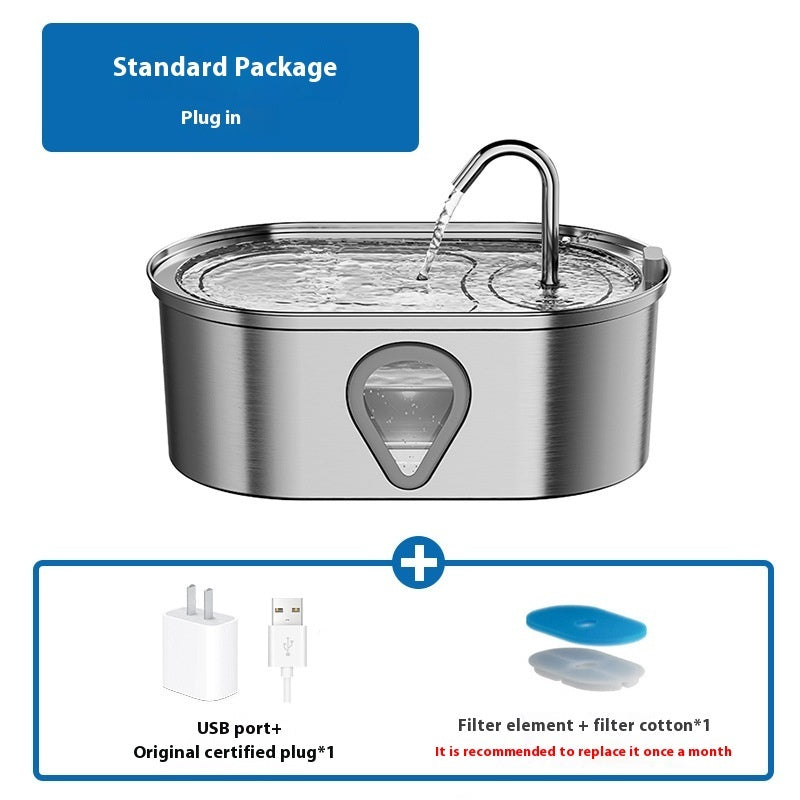 Automatic Fountain Smart Water Feeder- Crystal Clear Hydration: The Velora Smart Flow Fountain