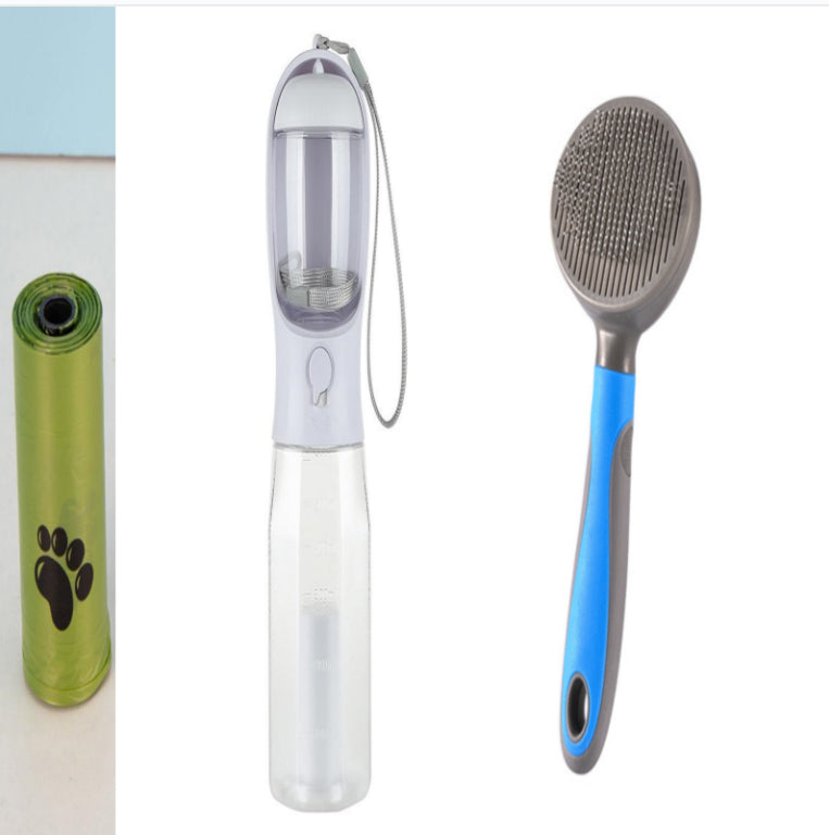 The Only Travel Tool You’ll Ever Need: The Velora 3-in-1 Explorer Bottle! Portable Cat Dog Water Bottle Food Feeder Drinker Poop Dispenser 3 In 1 Leak-proof Multifunctional Dog Water Bottle Pet Products
