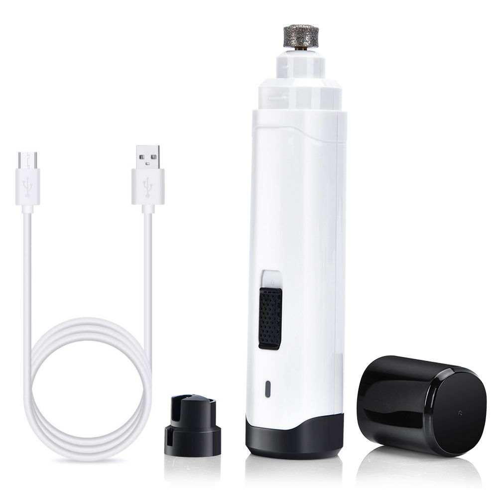 The Velora Quiet-Grind Nail Polisher! Pet Nail Polisher For Cats And Dogs, Nail Clippers, USB Automatic Manicure, Super Power Nail Knife