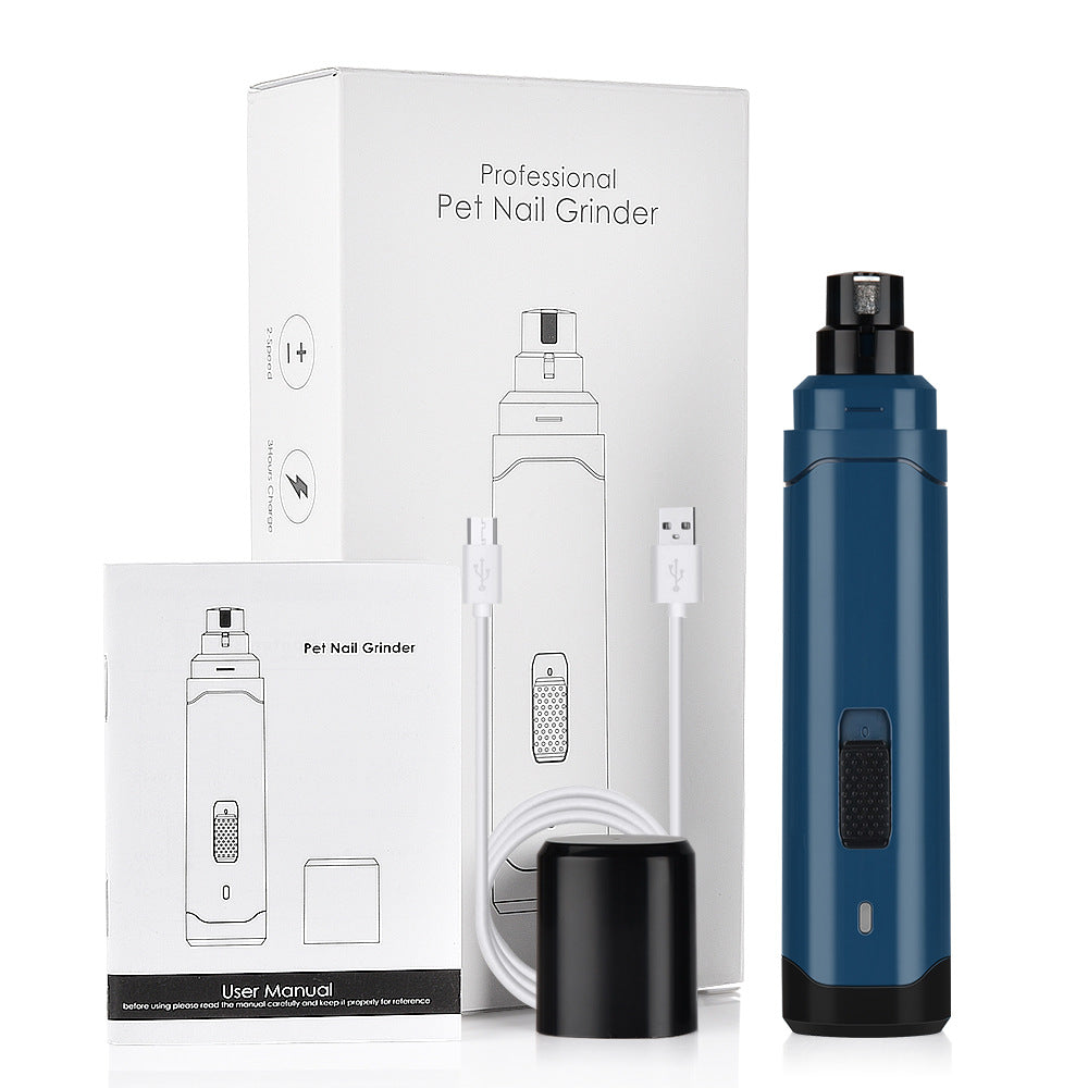 The Velora Quiet-Grind Nail Polisher! Pet Nail Polisher For Cats And Dogs, Nail Clippers, USB Automatic Manicure, Super Power Nail Knife