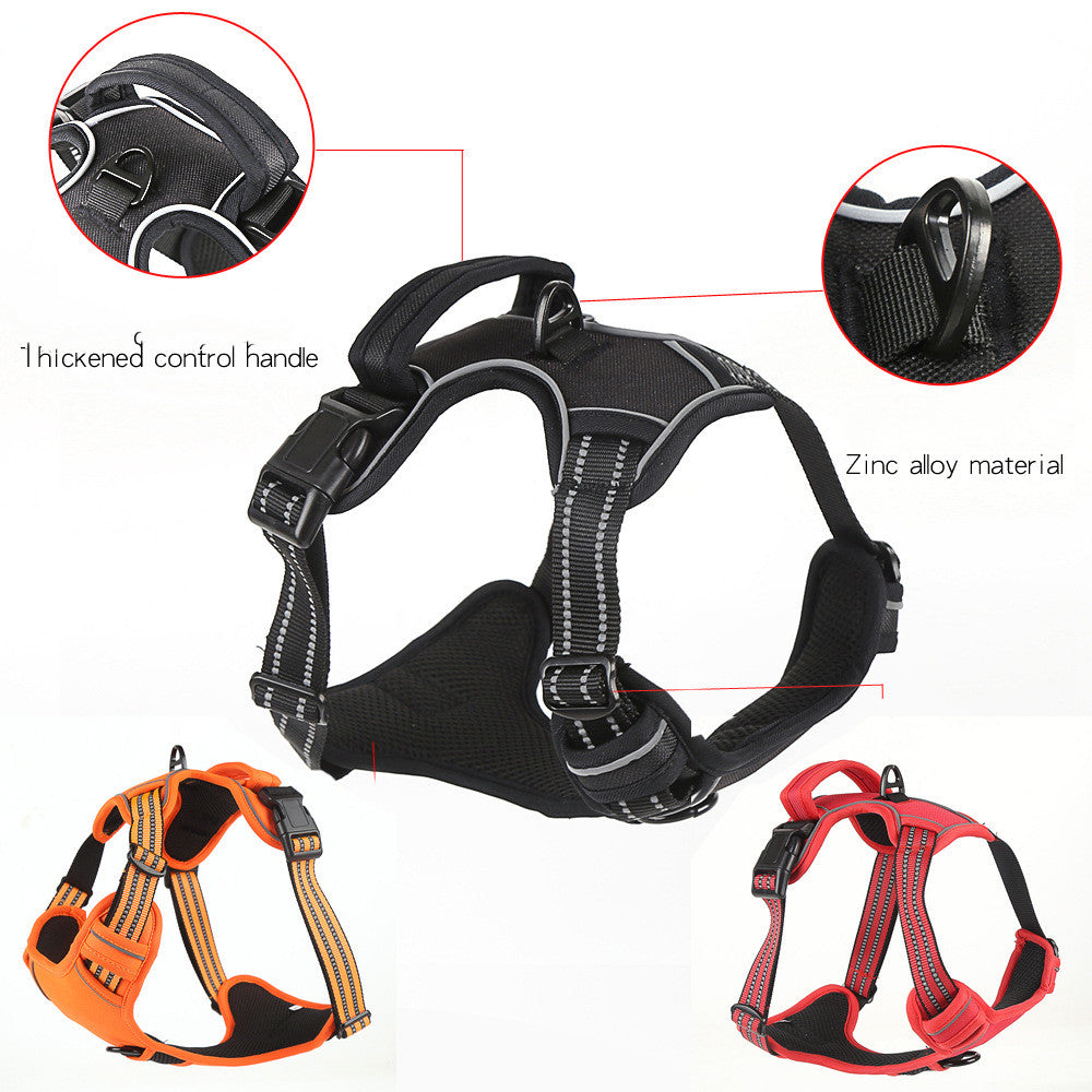 Walk with Confidence: The Velora No-Pull Reflective Harness! Dog Harness No Pull Breathable Reflective Pet Harness Vest