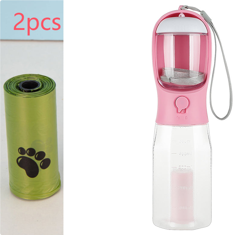 The Only Travel Tool You’ll Ever Need: The Velora 3-in-1 Explorer Bottle! Portable Cat Dog Water Bottle Food Feeder Drinker Poop Dispenser 3 In 1 Leak-proof Multifunctional Dog Water Bottle Pet Products