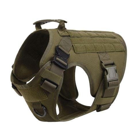 Professional Grade: The Velora Tactical K9 Command Vest! Military Tactical Dog Harness German Shepherd Adjustable Pet Dog Back