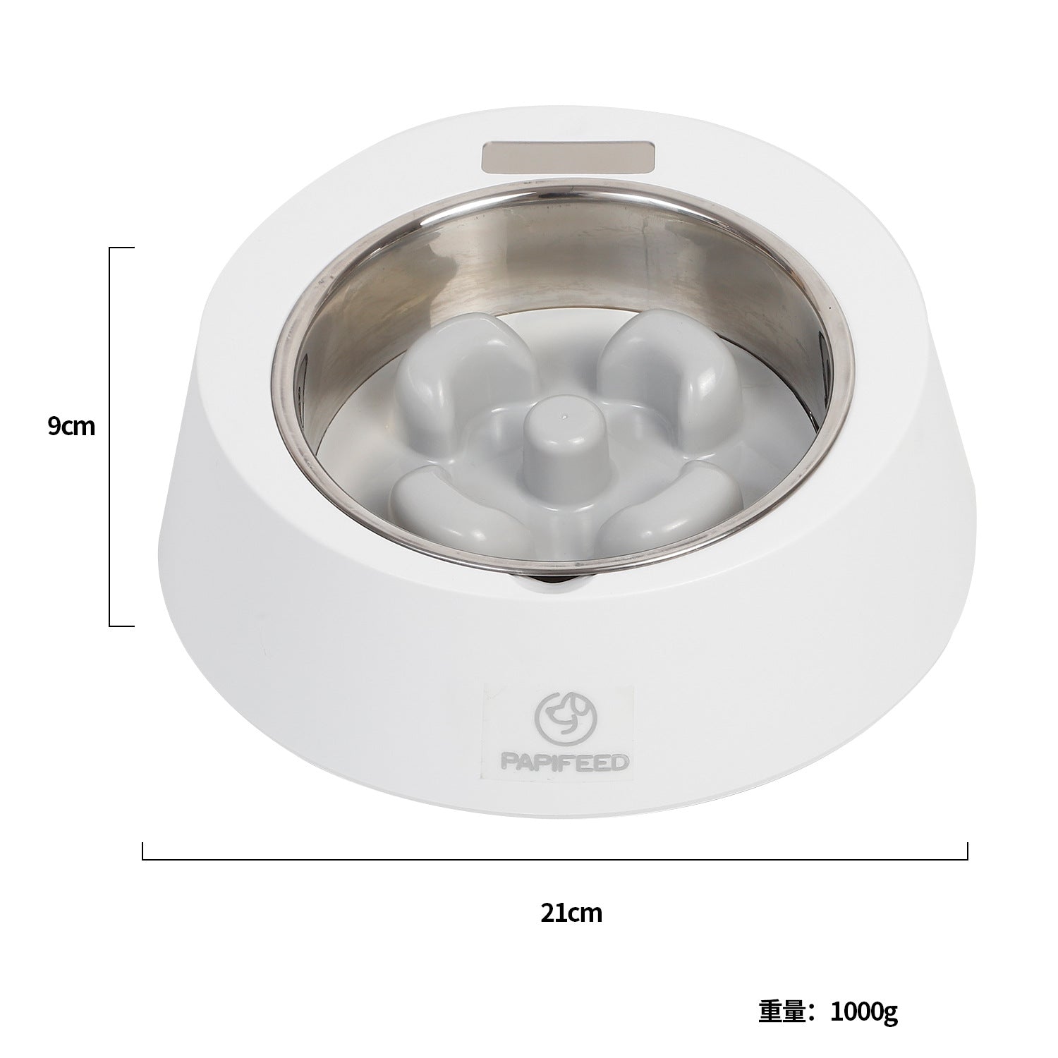 Precision Nutrition: The Velora Smart Weighing & Slow Feeder! Pet Dog Bowl Slow Feeder Dog Food Bowl Smart Weighing Dog Slow Feeder Cat Pet Feeder
