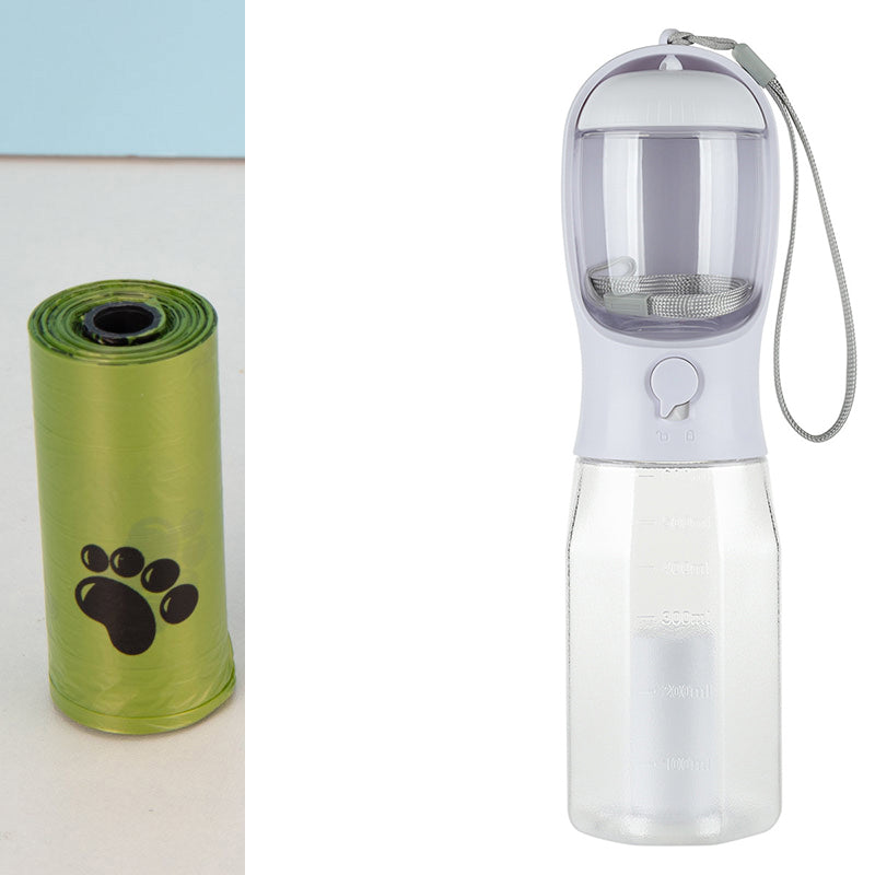 The Only Travel Tool You’ll Ever Need: The Velora 3-in-1 Explorer Bottle! Portable Cat Dog Water Bottle Food Feeder Drinker Poop Dispenser 3 In 1 Leak-proof Multifunctional Dog Water Bottle Pet Products