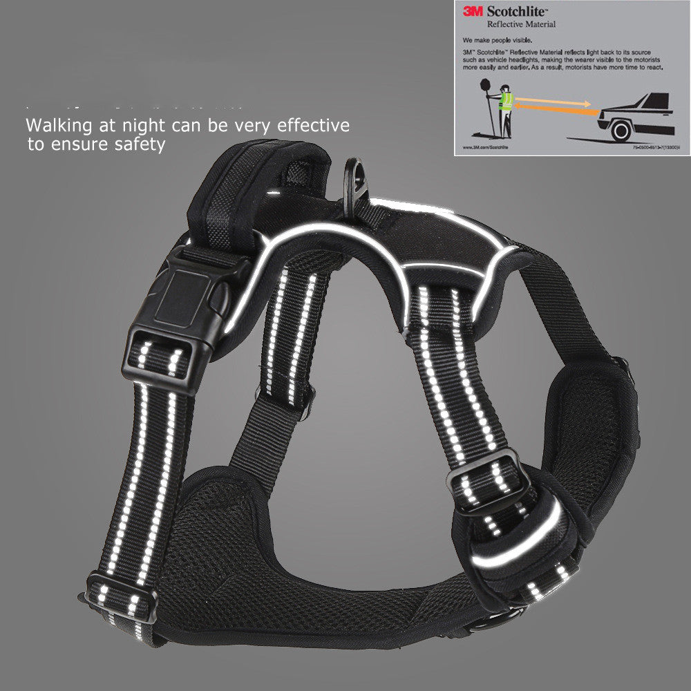Walk with Confidence: The Velora No-Pull Reflective Harness! Dog Harness No Pull Breathable Reflective Pet Harness Vest
