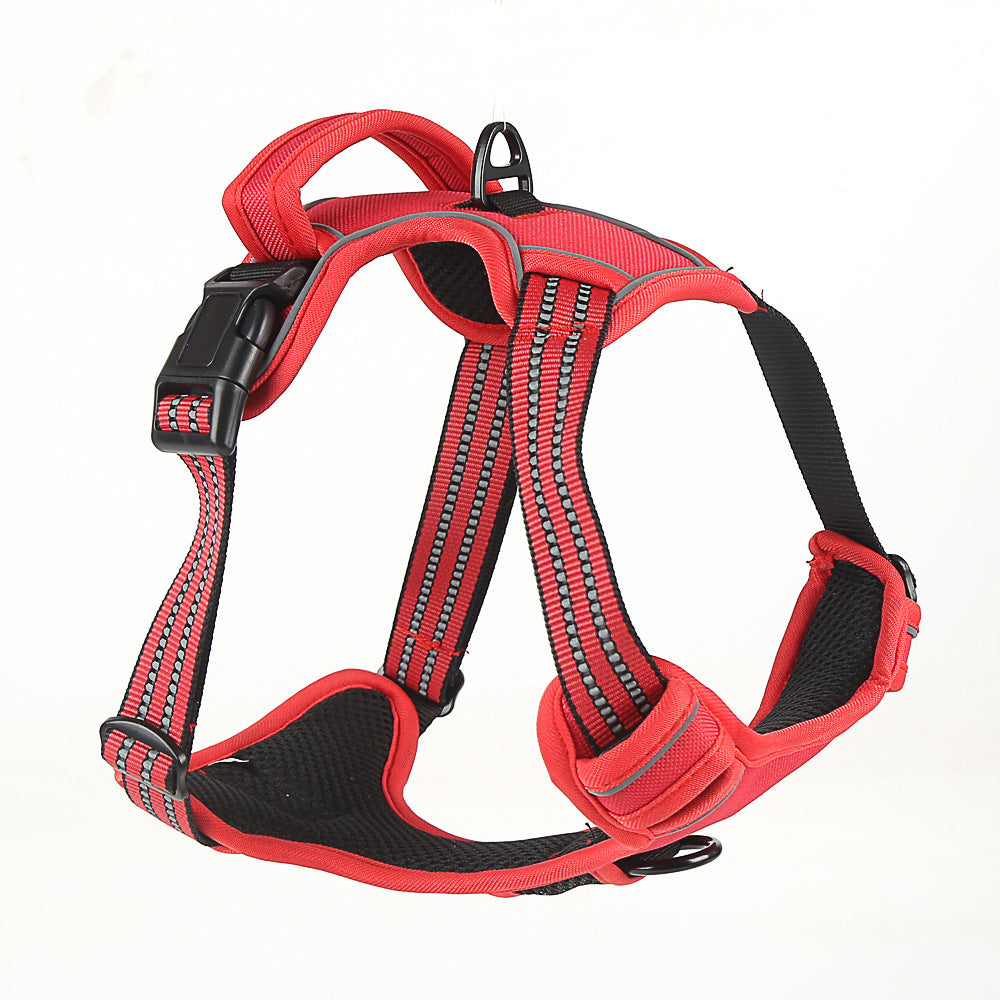 Walk with Confidence: The Velora No-Pull Reflective Harness! Dog Harness No Pull Breathable Reflective Pet Harness Vest