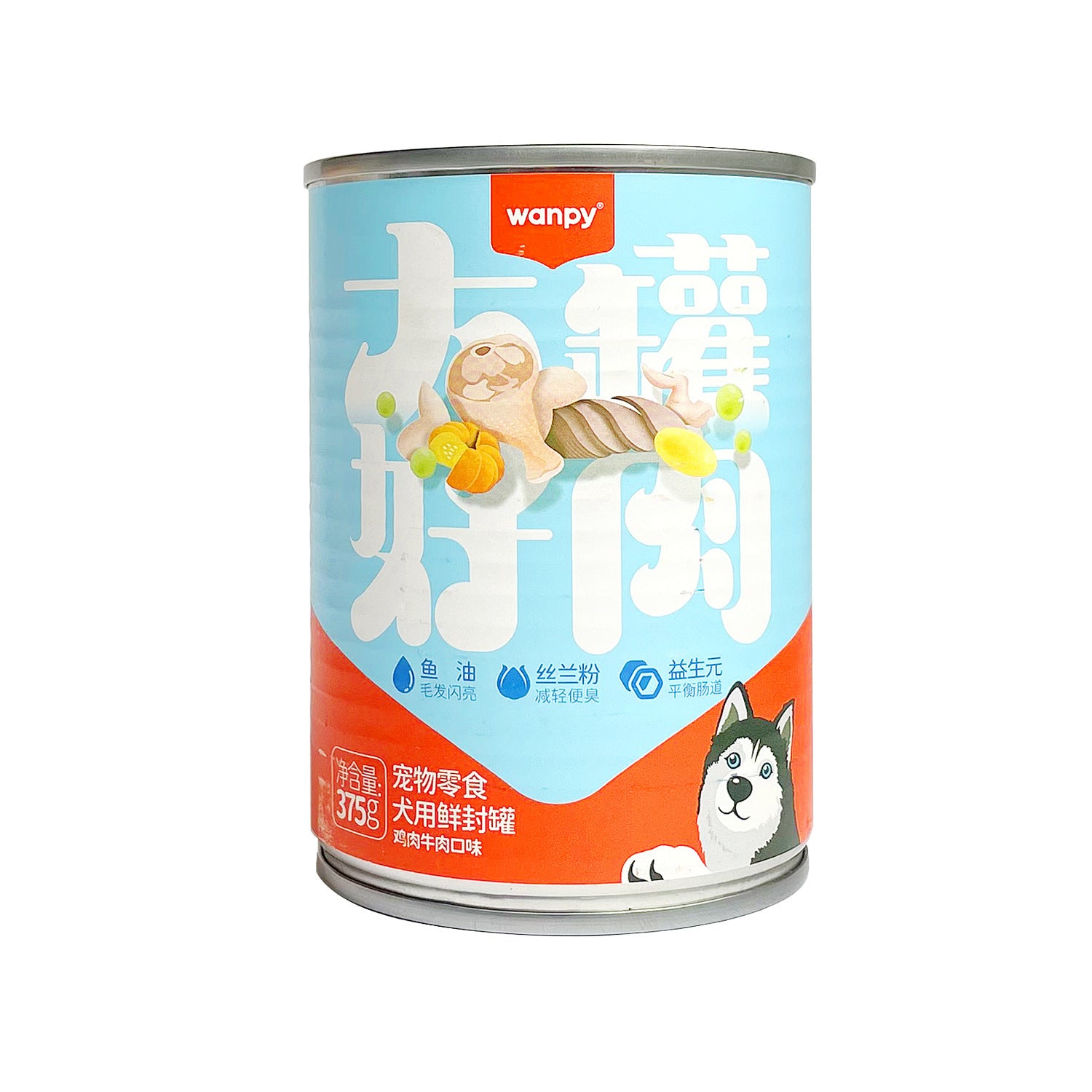 Naughty Dog Canned 375g Beef Chicken Wet Food