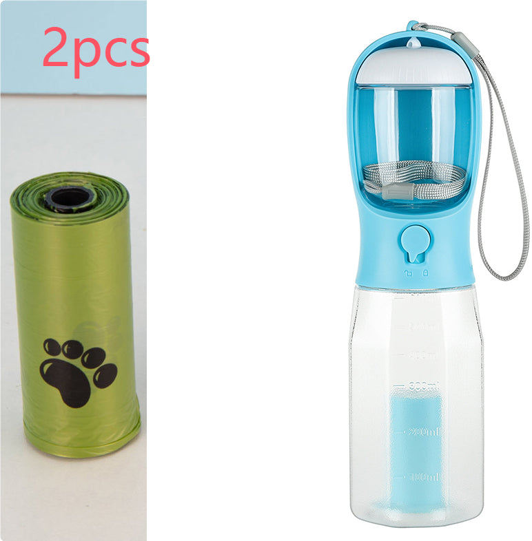 The Only Travel Tool You’ll Ever Need: The Velora 3-in-1 Explorer Bottle! Portable Cat Dog Water Bottle Food Feeder Drinker Poop Dispenser 3 In 1 Leak-proof Multifunctional Dog Water Bottle Pet Products