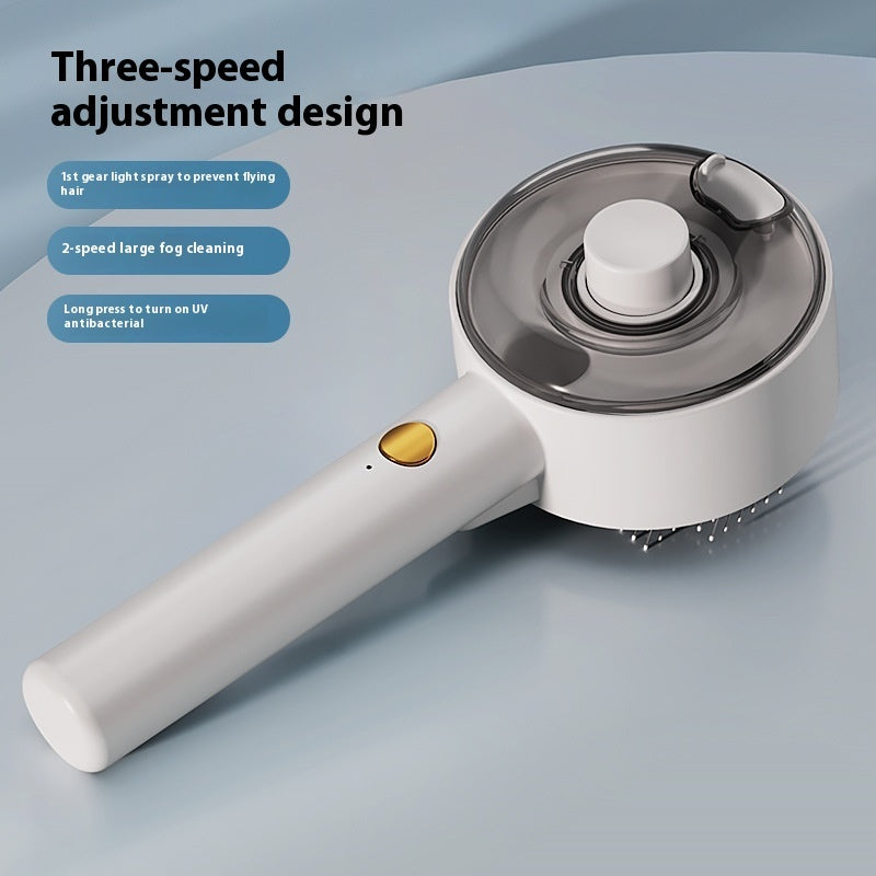 The Future of Grooming: The Velora 3-in-1 Nano-Steam Brush! Animal Hair Remover Brush Dog And Cat Steam Brush Pet Self Cleaning Dog Brush Grooming Removes Cat Hairs Cat Dog Accessories Pet Products