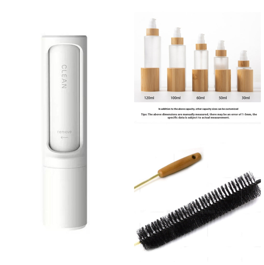 The Velora 2-in-1: Stay Sharp, Stay Hair-Free! 2-1 Reusable Pet Hair Remover Brush Lint Roller Portable Effective Self Cleaning Tool for Cat Dog Fur Hair Dust Removal Brush