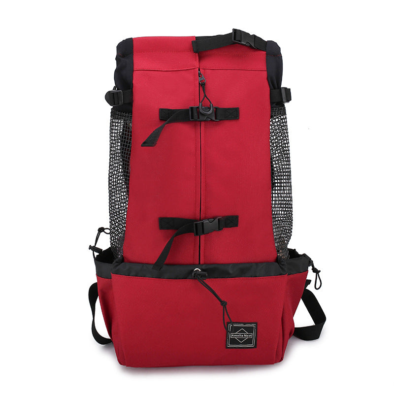 The Velora Explorer: See the World Together, One Trail at a Time! Pet Dog Carrier Bag Carrier For Dogs Backpack Out Double Shoulder Portable Travel Backpack Outdoor Dog Carrier Bag Travel
