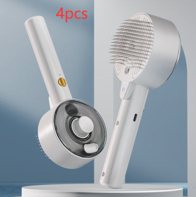 The Future of Grooming: The Velora 3-in-1 Nano-Steam Brush! Animal Hair Remover Brush Dog And Cat Steam Brush Pet Self Cleaning Dog Brush Grooming Removes Cat Hairs Cat Dog Accessories Pet Products