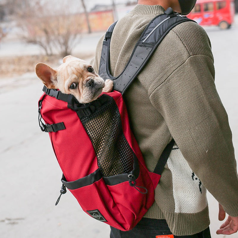 The Velora Explorer: See the World Together, One Trail at a Time! Pet Dog Carrier Bag Carrier For Dogs Backpack Out Double Shoulder Portable Travel Backpack Outdoor Dog Carrier Bag Travel