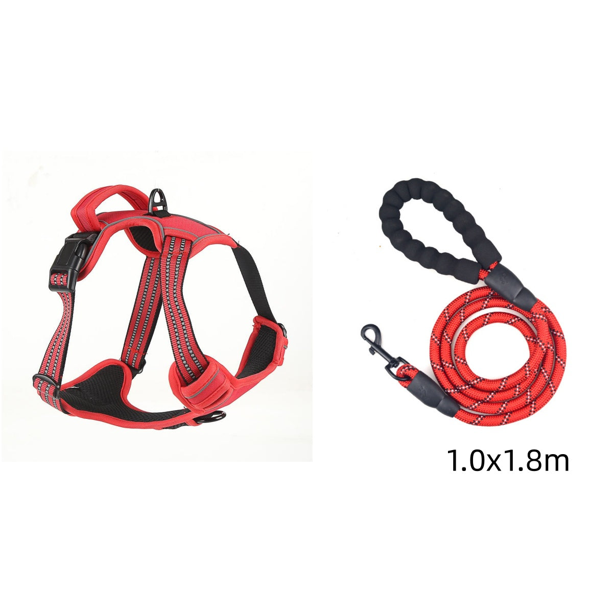Walk with Confidence: The Velora No-Pull Reflective Harness! Dog Harness No Pull Breathable Reflective Pet Harness Vest
