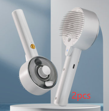 The Future of Grooming: The Velora 3-in-1 Nano-Steam Brush! Animal Hair Remover Brush Dog And Cat Steam Brush Pet Self Cleaning Dog Brush Grooming Removes Cat Hairs Cat Dog Accessories Pet Products