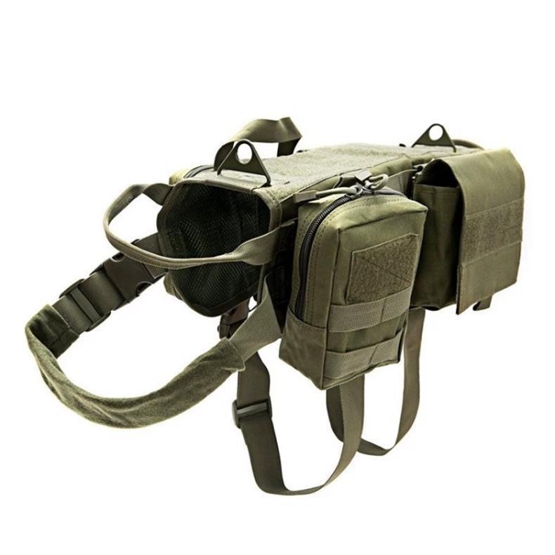 Gear Up & Load Out: The Velora Tactical MOLLE Command Vest.  Tactical Dog Harness Molle System Vest Adjustable Military