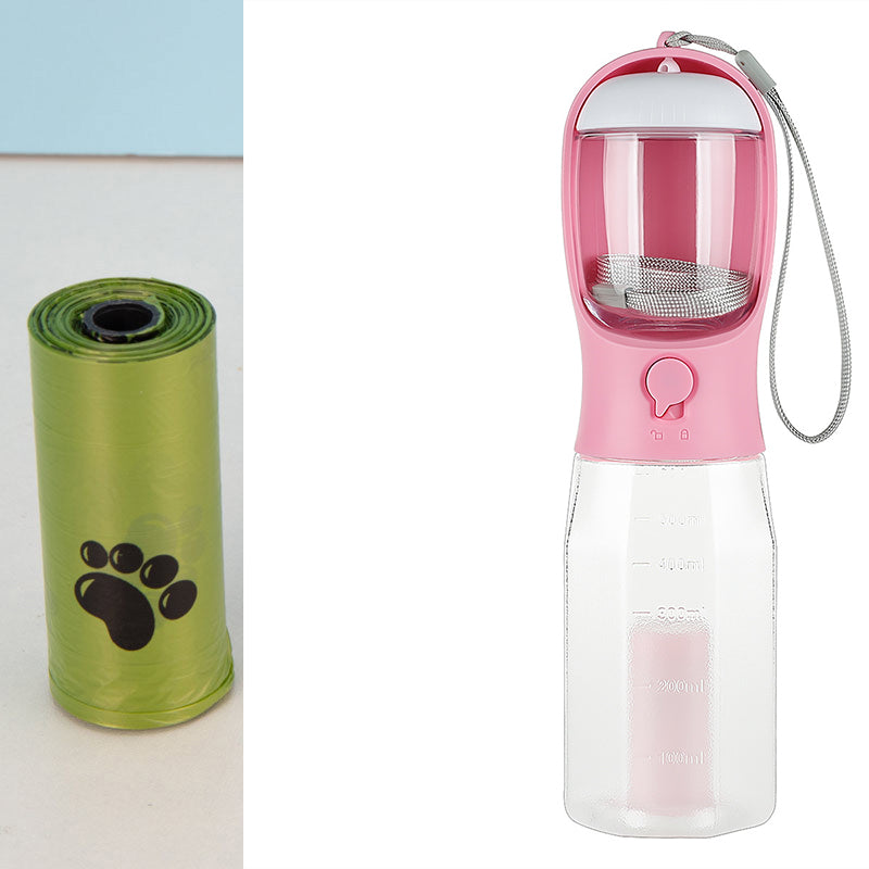 The Only Travel Tool You’ll Ever Need: The Velora 3-in-1 Explorer Bottle! Portable Cat Dog Water Bottle Food Feeder Drinker Poop Dispenser 3 In 1 Leak-proof Multifunctional Dog Water Bottle Pet Products