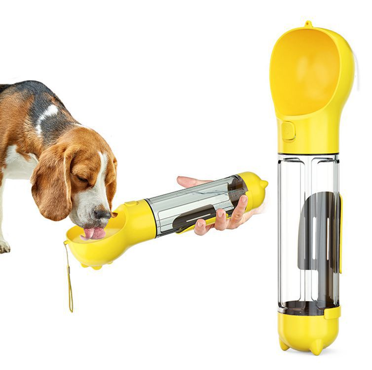 The Only Travel Tool You’ll Ever Need: The Velora 3-in-1 Explorer Bottle! 300 500ml Portable Multifunction Dog Water Bottle Food Feeder For Big Dogs 3 In 1 Poop Dispenser Puppy Pet Travel Drinking Bowls