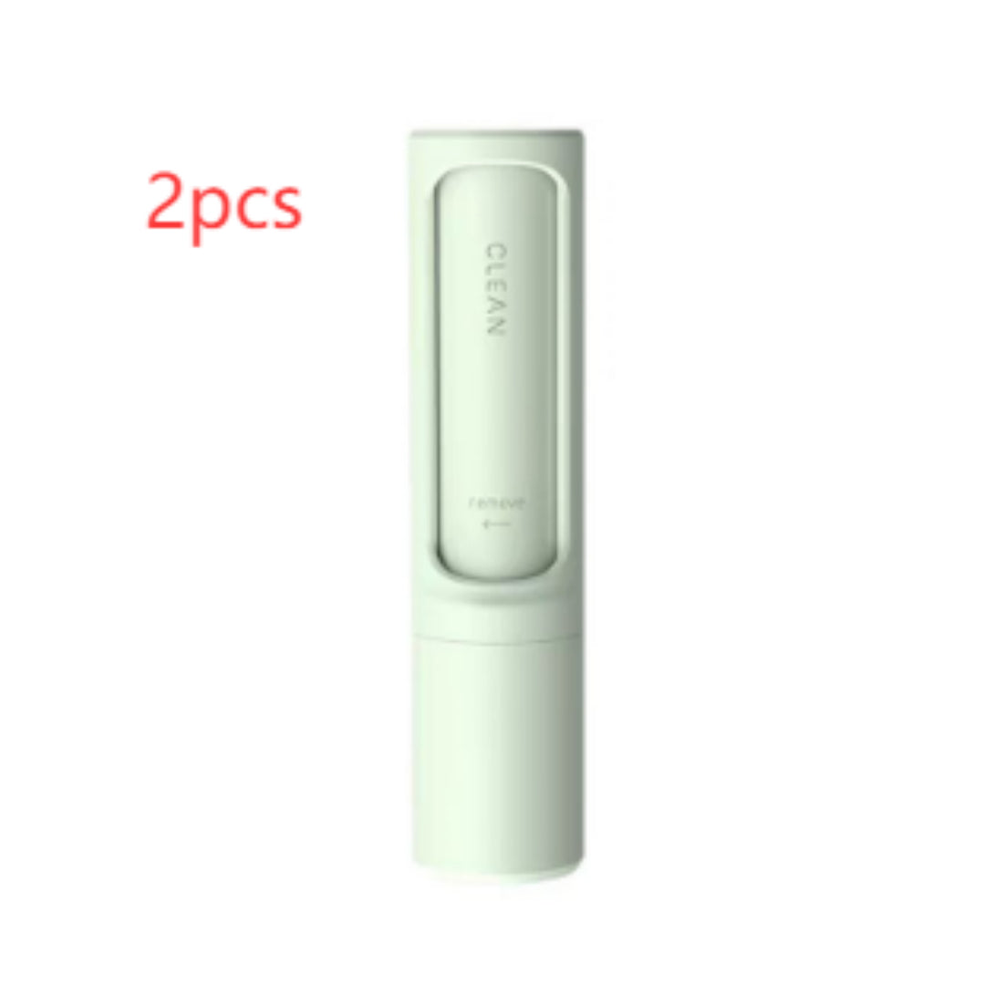 The Velora 2-in-1: Stay Sharp, Stay Hair-Free! 2-1 Reusable Pet Hair Remover Brush Lint Roller Portable Effective Self Cleaning Tool for Cat Dog Fur Hair Dust Removal Brush