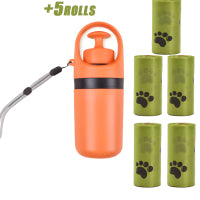 Portable Lightweight Dog Pooper Scooper With Built-in Poop Bag Dispenser Eight-claw Shovel For Pet Toilet Picker Pet Products