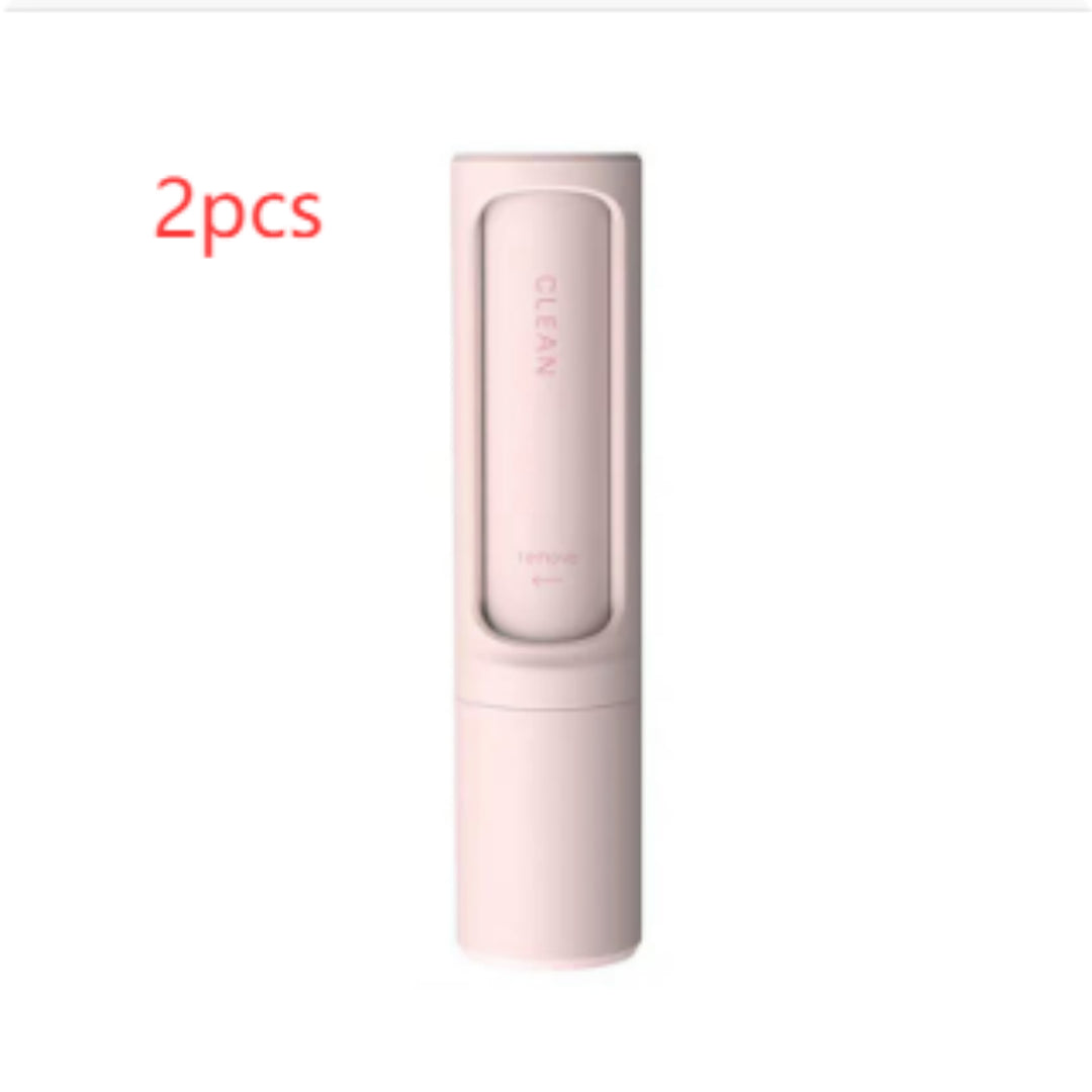 The Velora 2-in-1: Stay Sharp, Stay Hair-Free! 2-1 Reusable Pet Hair Remover Brush Lint Roller Portable Effective Self Cleaning Tool for Cat Dog Fur Hair Dust Removal Brush