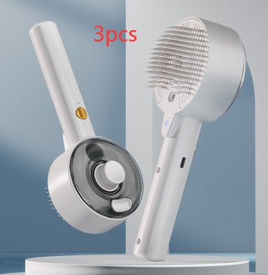 The Future of Grooming: The Velora 3-in-1 Nano-Steam Brush! Animal Hair Remover Brush Dog And Cat Steam Brush Pet Self Cleaning Dog Brush Grooming Removes Cat Hairs Cat Dog Accessories Pet Products