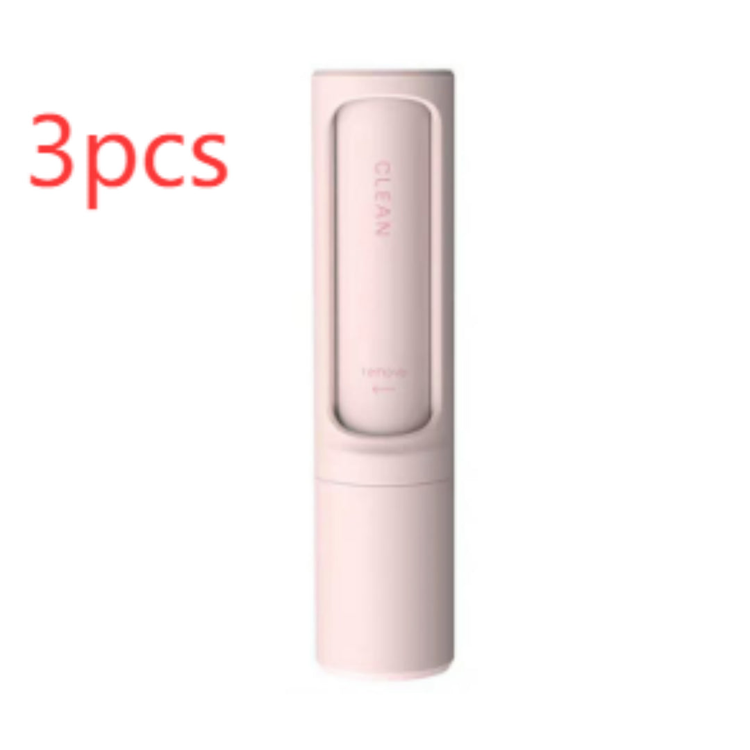 The Velora 2-in-1: Stay Sharp, Stay Hair-Free! 2-1 Reusable Pet Hair Remover Brush Lint Roller Portable Effective Self Cleaning Tool for Cat Dog Fur Hair Dust Removal Brush