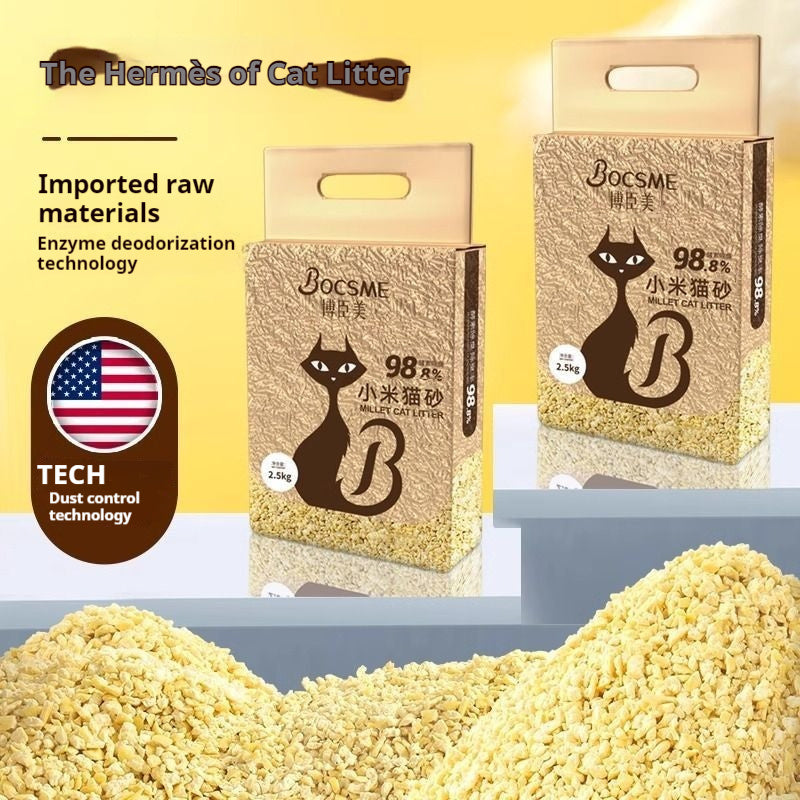 Xiaomi Hybrid Tofu Cat Litter Deodorant Dust-free Bentonite Ore