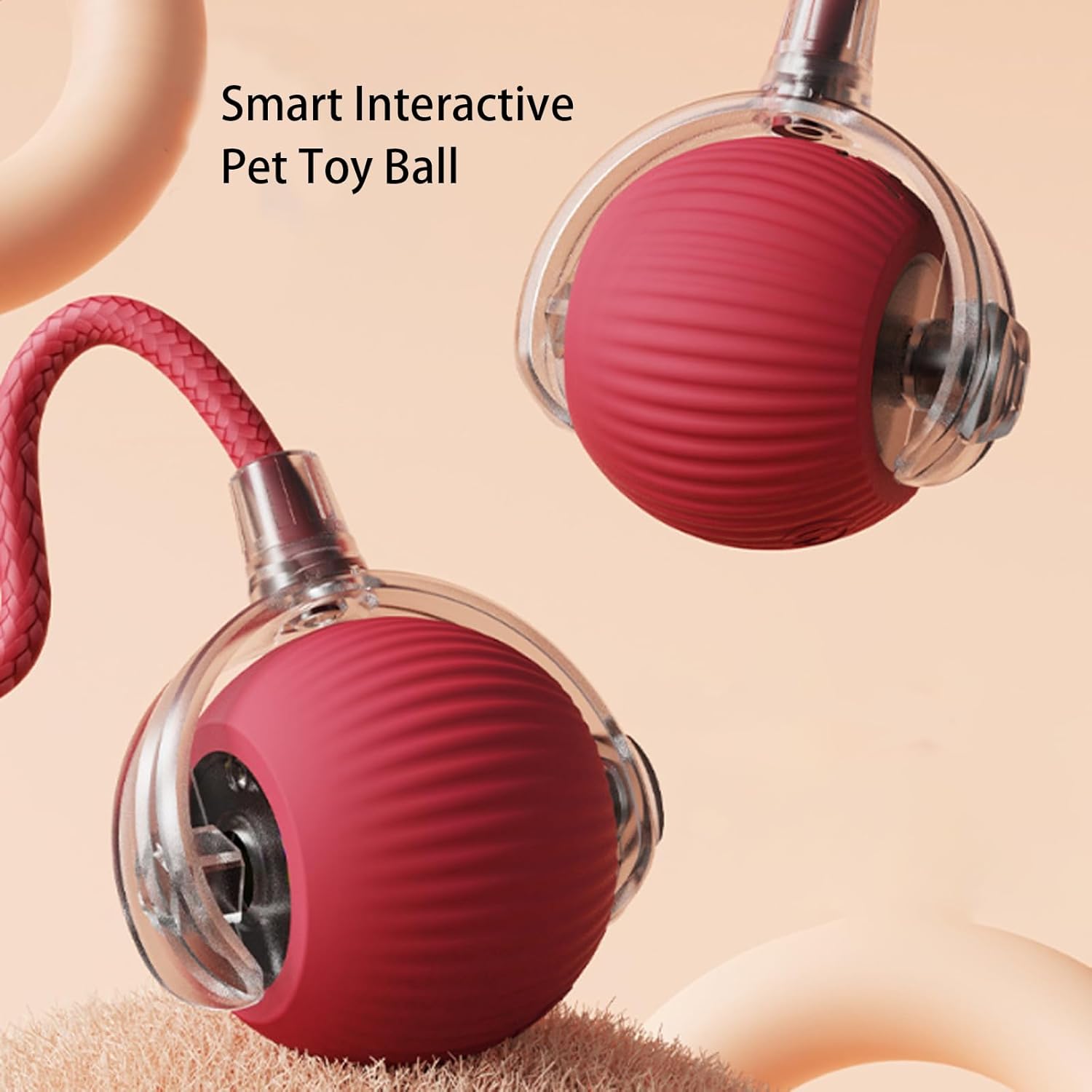 Smart Rolling Ball Ball For Dogs Doggie Ball Interactive Dog Smart Ball Toy Interactive Cat Ball Toy 360  Smart Automatic Rolling Pet Ball