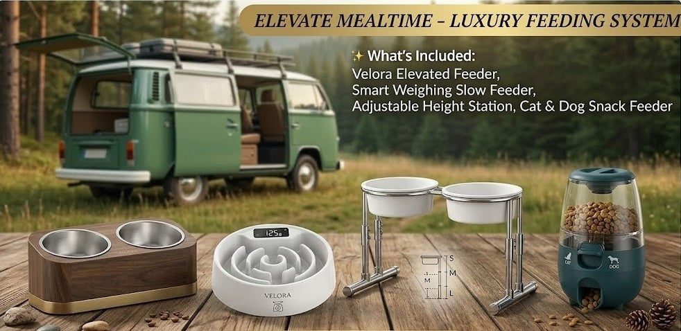 Premium Feeding Station Bundle - Complete Dining Experience