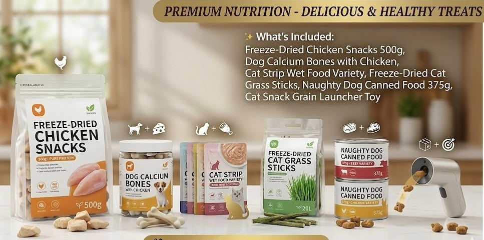 Nutrition & Treats Bundle - Gourmet Health & Happiness